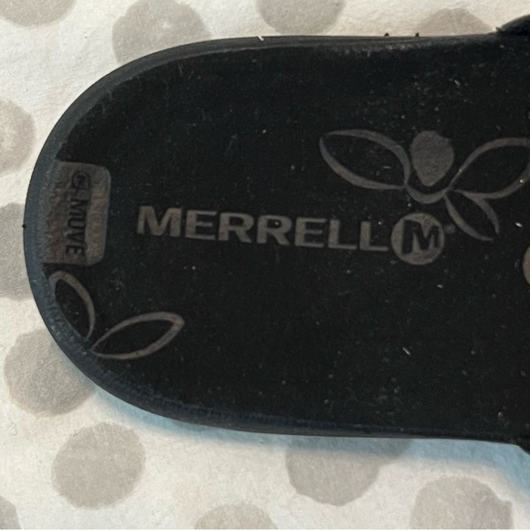 NWT Merrell Women’s Grace Black Leather Flip Sandals Size 6 - Picture 10 of 13